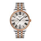 Tissot Carson Premium Powermatic 80 Silver Dial Two Tone Steel Strap Watch For Men - T122.407.22.033.00