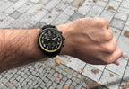 Tissot Chrono XL Vintage Chronograph Black Dial Black Leather Strap Watch For Men - T116.617.36.052.02