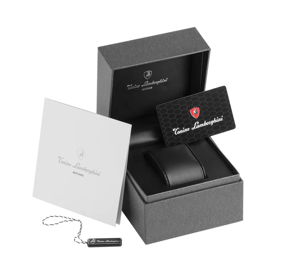 Tonino Lamborghini Shock ABS Men's Silver Green Watch
