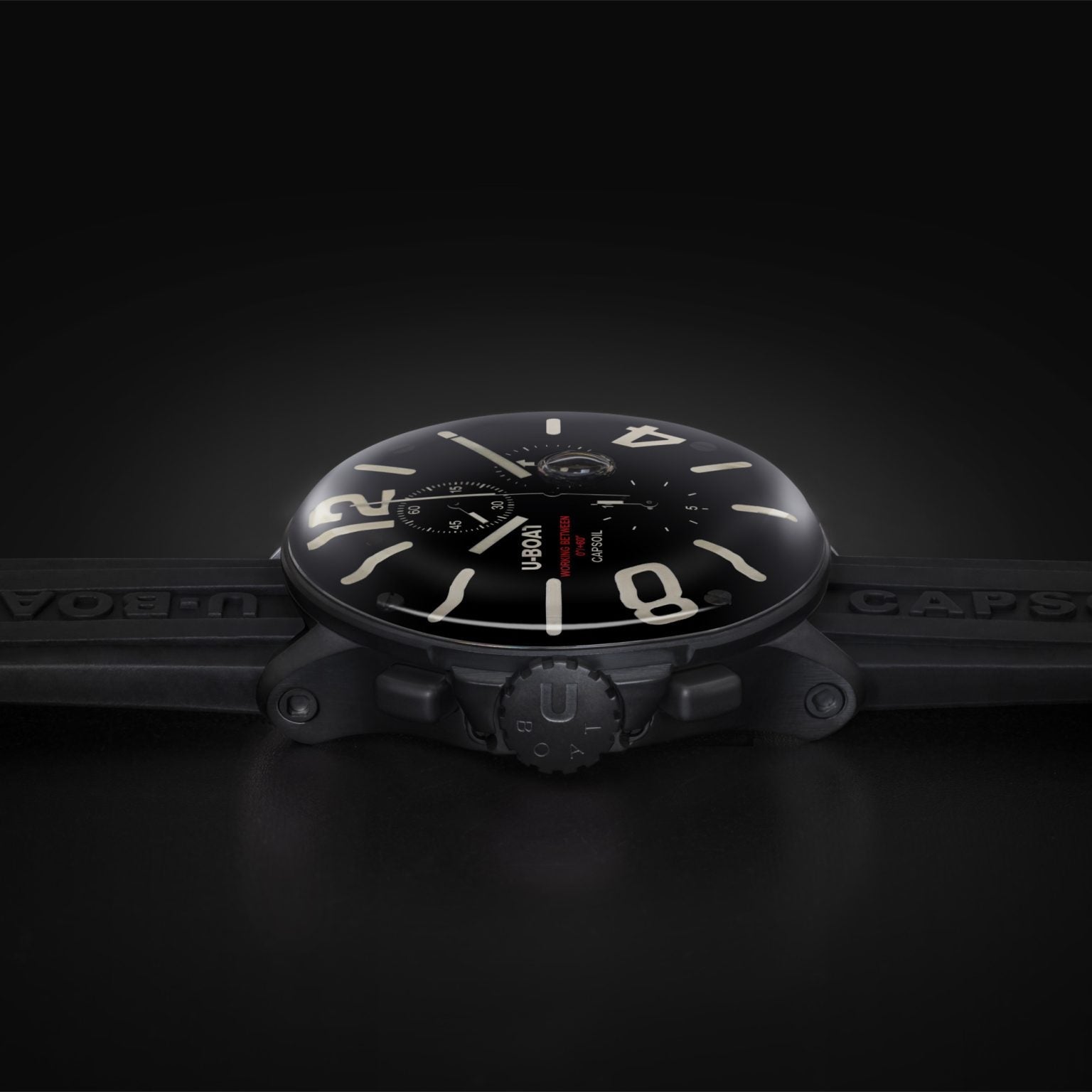 U-Boat Capsoil Chronograph Oil Immersion Men’s Black Watch