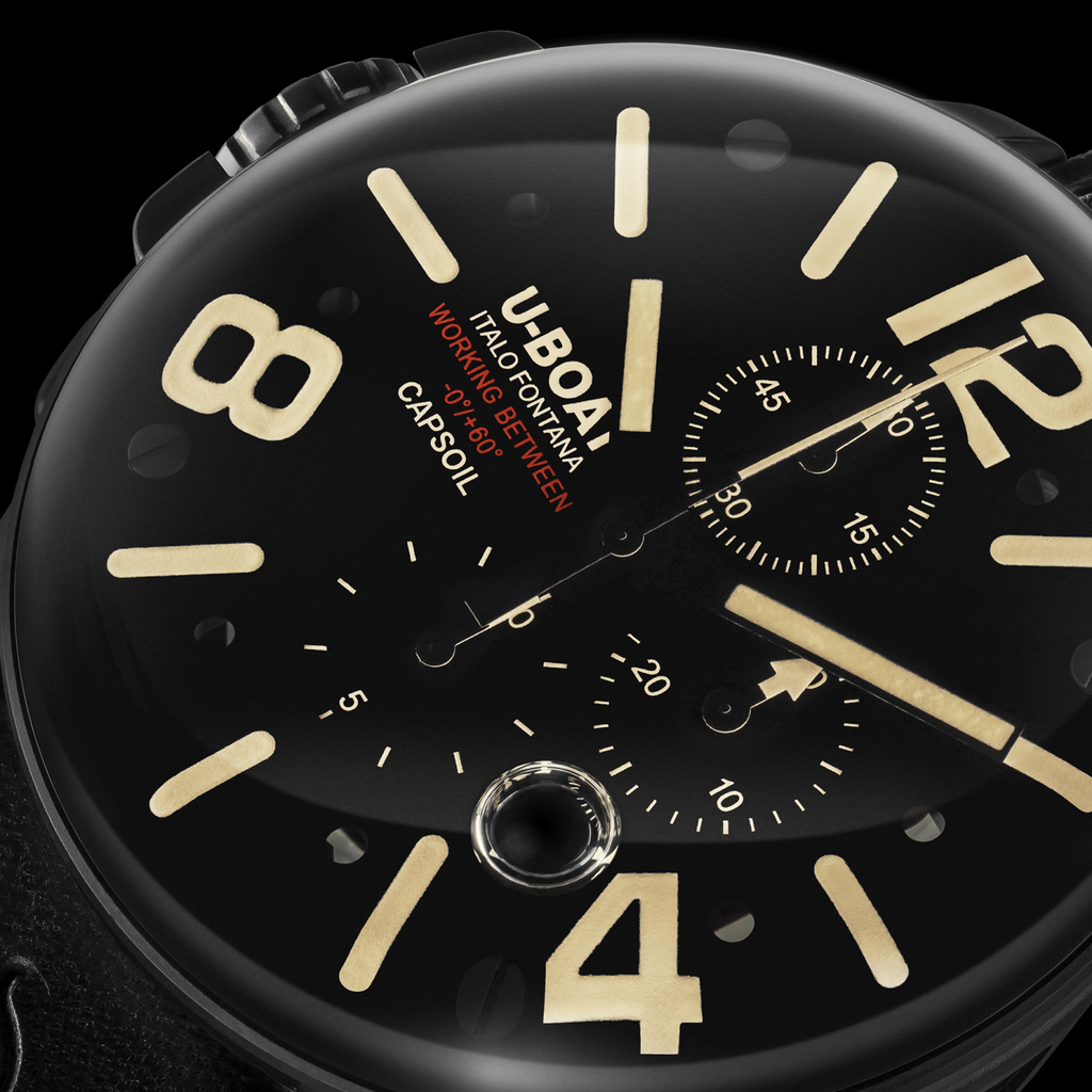 U-Boat Capsoil Chronograph Oil Immersion Men’s Black Watch