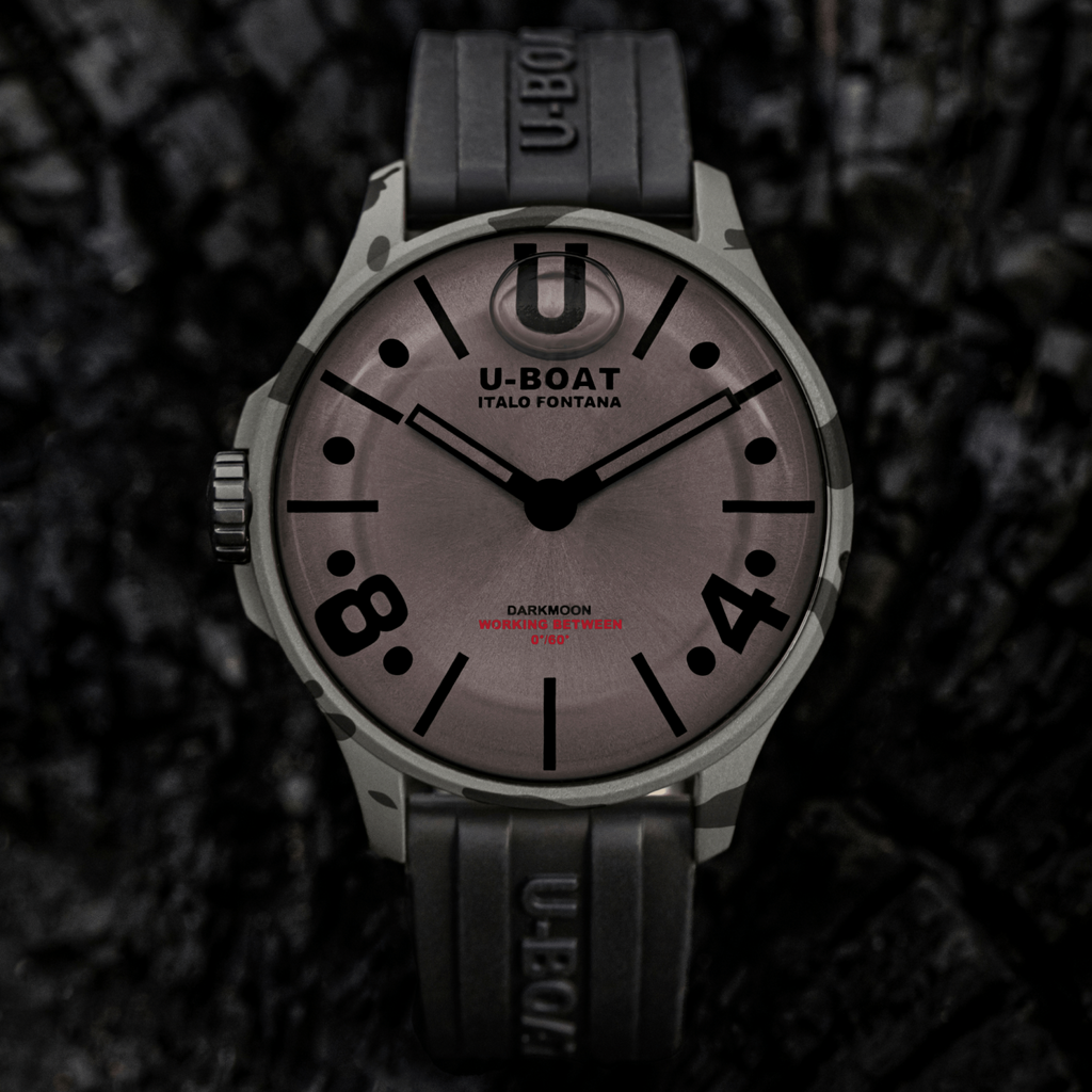 U-Boat Darkmoon Oil Immersion Men’s Grey Camouflage Watch