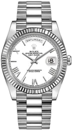 Rolex Day-Date 40 18k White Gold Men's Watch 228239-0046