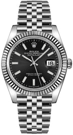 Rolex Datejust 36 Black Dial Jubilee Bracelet Luxury Watch 126234-0015