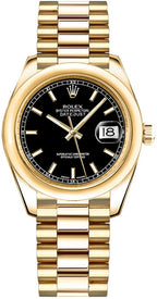 Rolex Datejust 31 Gold Watch 178248