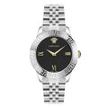 Versace Ladies Watch Greca Signature 38mm Black Silver