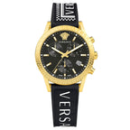 Versace Ladies Watch Sport Tech 40mm Black Gold