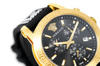 Versace Ladies Watch Sport Tech 40mm Black Gold