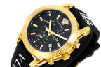 Versace Ladies Watch Sport Tech 40mm Black Gold