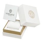 Versace Men's Watch Hellenyium GMT Two-Tone Silver