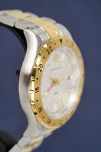 Versace Men's Watch Hellenyium GMT Two-Tone Silver
