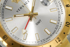 Versace Men's Watch Hellenyium GMT Two-Tone Silver