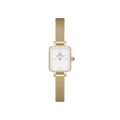 Daniel Wellington Quadro Mini Lumine Bezel Gold Watch