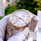 Tissot Chemin des Tourelles Powermatic 80 Silver Dial Two Tone Steel Strap Watch for Men - T099.407.22.038.02